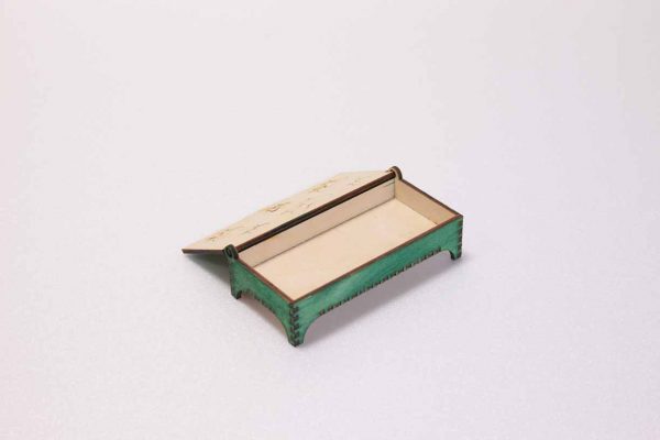 Lepkés ékszertartó fa doboz - Image 2