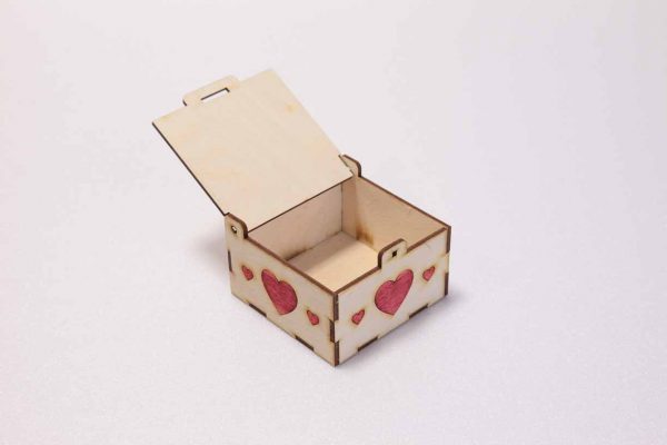 Szíves fa doboz - Image 2