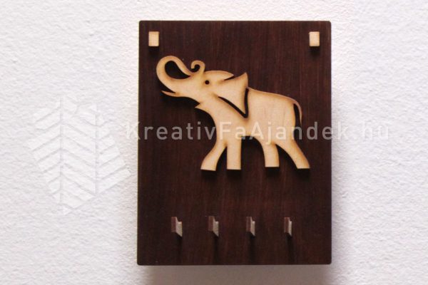 Elefántos - Fali kulcstartó