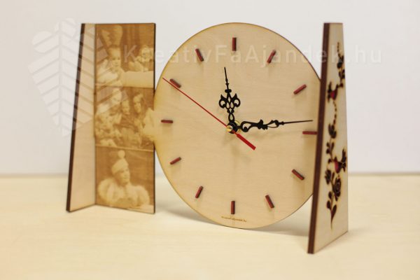 Gravírozott óra és könyvtámasz - Image 3