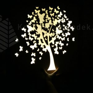 Lepkés fa - Világító falikép