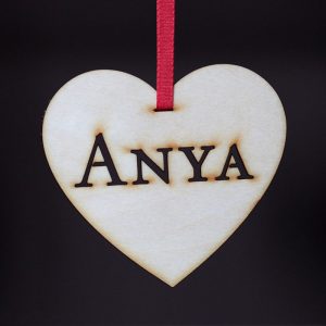 Szív - Anya felirattal