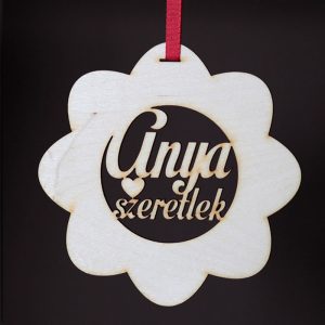 Virág - Anya szeretlek felirattal