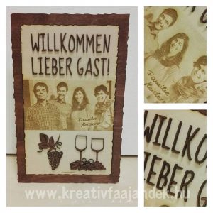 Lézervágott fa cégtábla