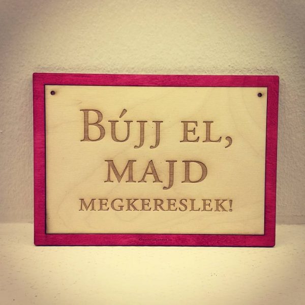 A/5-ös méretű tábla gravírozás