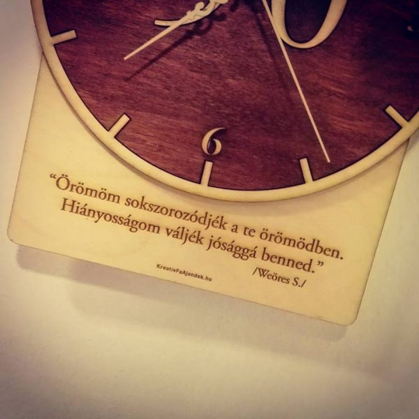 Nagy fali óra gravírozva - Image 6