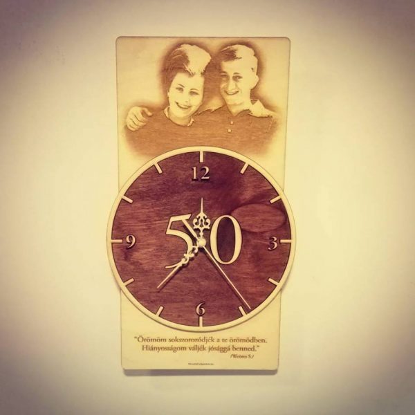 Nagy fali óra gravírozva - Image 3