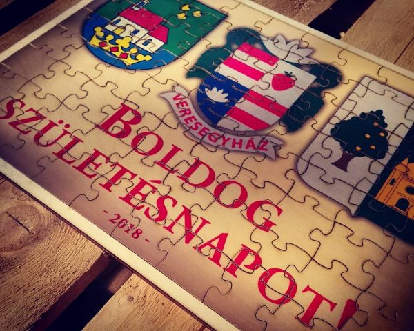 80. születésnapra 80db-os puzzle