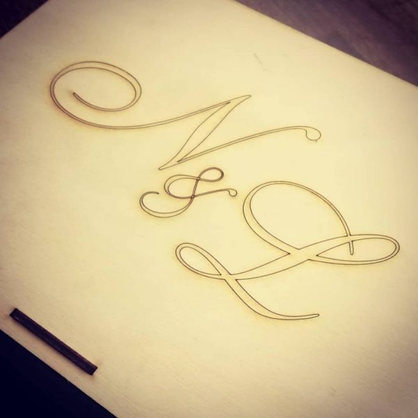 Fa doboz esküvői díszítéssel - Image 4