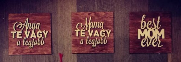 Fa design tábla Anyák napjára - Image 2