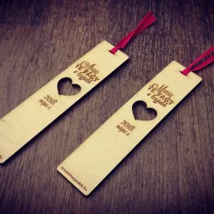 Fa könyvjelző Anyák napjára