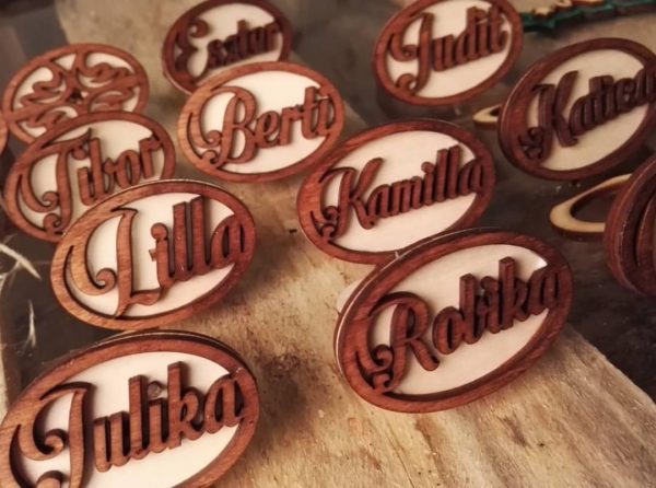 Egyedi névre szóló szalvétagyűrű - Image 4