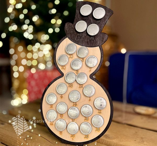 Adventi kapszulás kávé kalendárium - Hóember