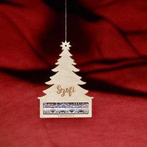 Pénztartó karácsonyfadísz II. névre szóló