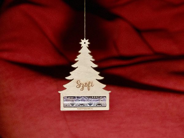 Pénztartó karácsonyfadísz II. névre szóló