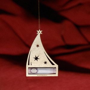 Pénztartó karácsonyfadísz I.